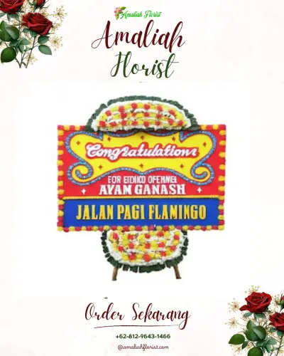 Bunga Papan Congratulation di Brekat